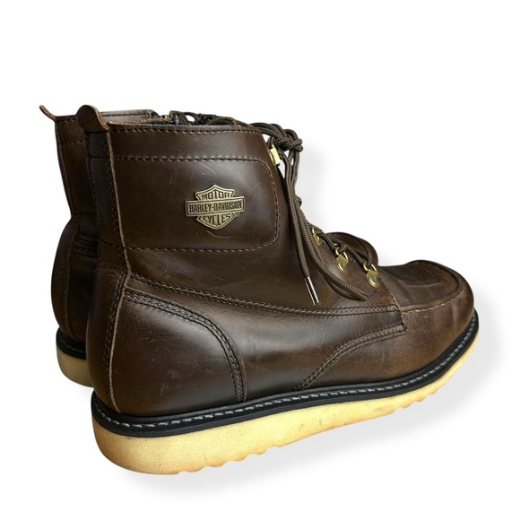 Harley-Davidson‎ Men's Hagerman Leather Motorcycle Riding Boots D93755 Size 12 M - Picture 2 of 14